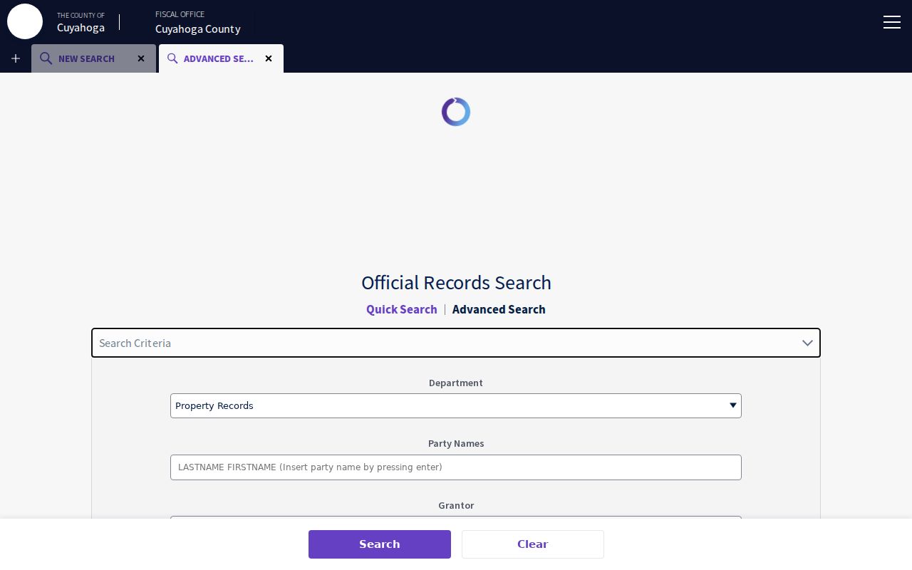 Mayfield Heights street directory Recorder advanced search fields