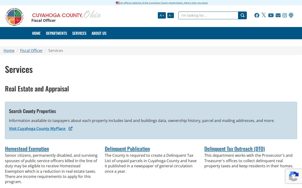 Mayfield Heights street directory Fiscal Officer property services